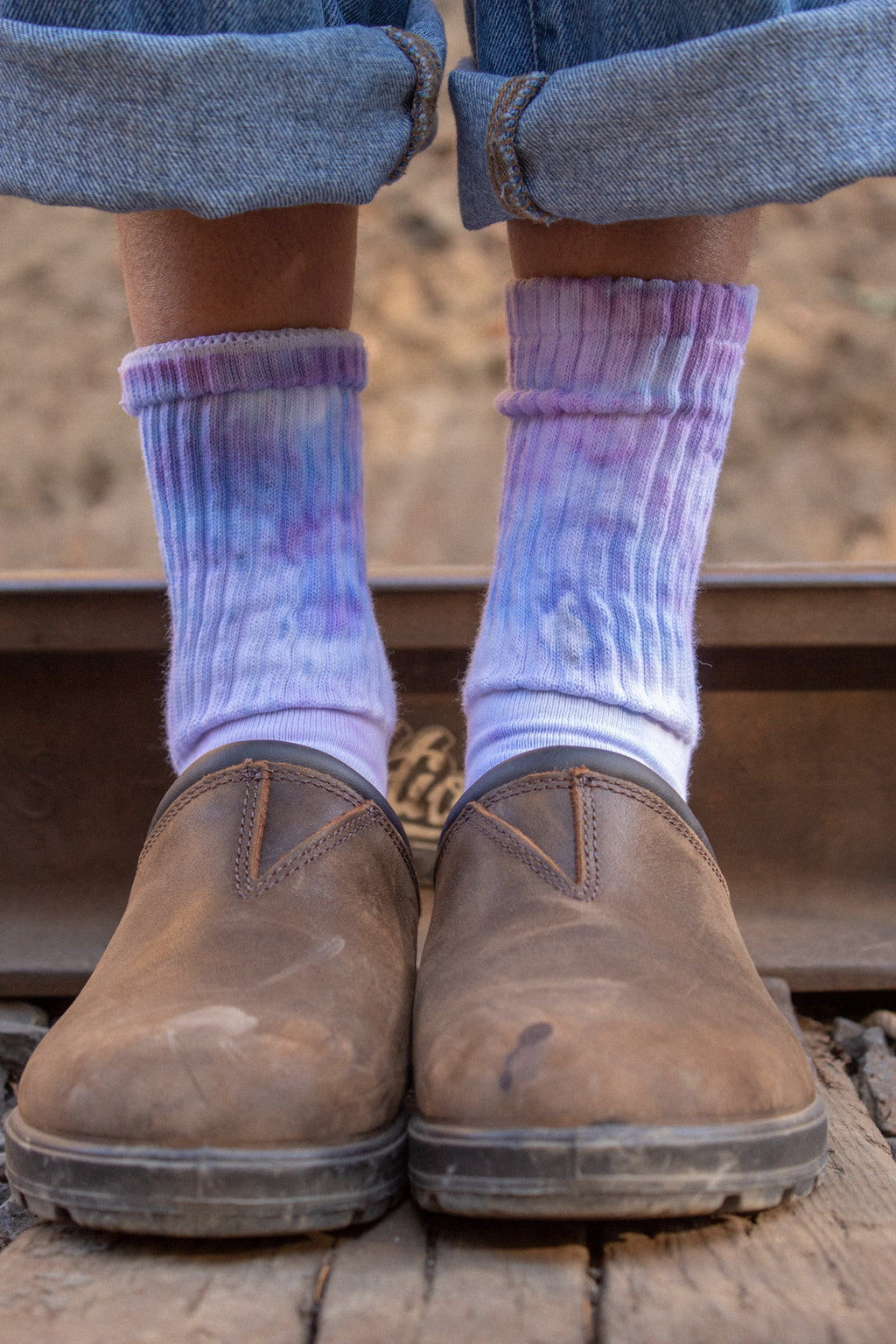 Scrunchy Ribbed Socks