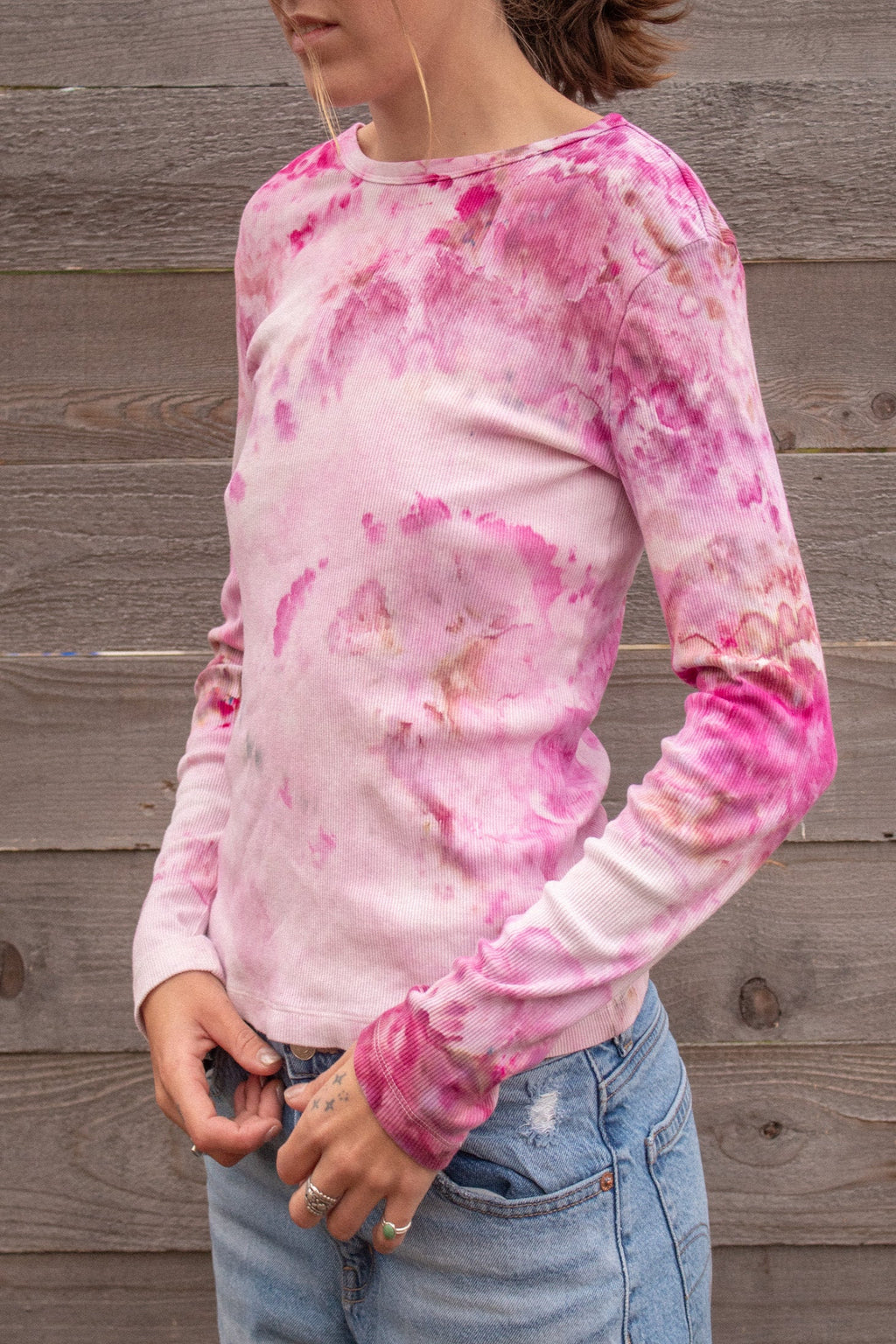 Ribbed Long Sleeved Shirt
